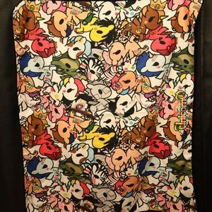 Tokidoki Unicorno Throw Blanket. 50.5" x 42"